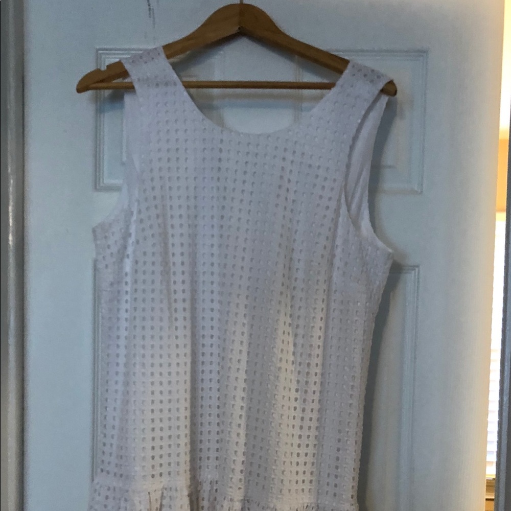 J Crew eyelet dress. Size 12. New with tags